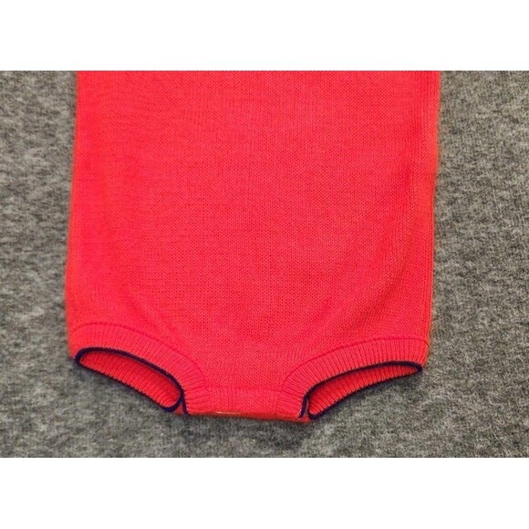 All-Star 18 Month A Little Angel Knit Sweater One Piece Red Blue Vintage - Picture 2 of 13